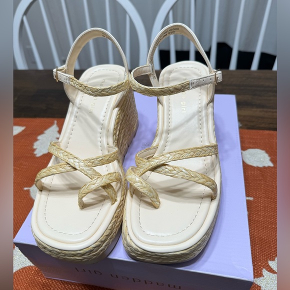 New Madden Girl Platform Sandals Size 8 - Picture 3 of 5